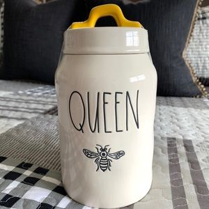 Rae Dunn ‘QUEEN BEE’ Skinny Canister